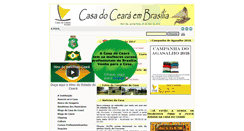 Desktop Screenshot of casadoceara.org.br