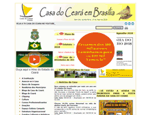 Tablet Screenshot of casadoceara.org.br